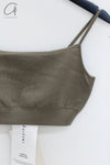 SWAYING 24 Autumn and Winter Cashmere Short Camisole Series SW-SW24AW1T03-HUILV Gray Green SW24AW1T04